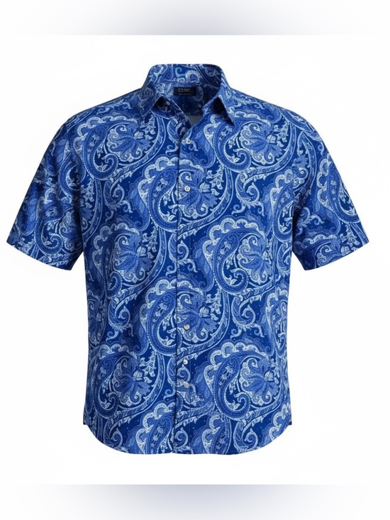 Polo Ralph Lauren Other - Polo Ralph Lauren Shirt Men’s 4XL Blue Paisley Short Sleeve Button Up